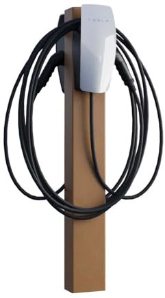 Tesla VoltStand for Two Colonne de charge avec ancrage au sol rouille