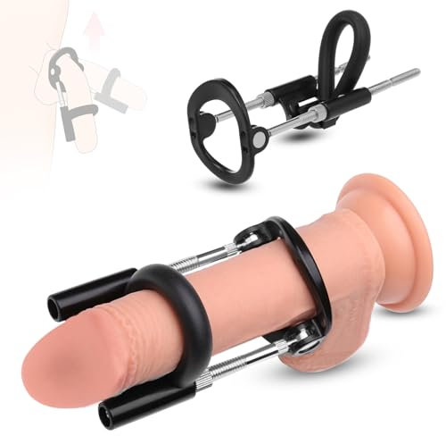 BDSMJOY Penis Extender Erektionshilfe für Männer,Penisstrecker für Penisverlängerung und Penisvergrößerung,Sex Spielzeug für die Männer Penis Verstärker Penishülle Penispumpe (Schwarz)