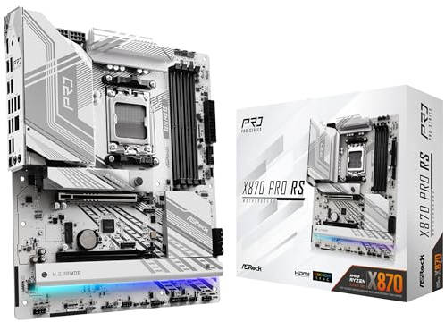 ASRock AMD X870 Pro RS AM5 DDR5 PCIe 5.0 ATX Motherboard