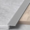 Übergangsprofil T-Profil Ausgleichsprofil Aluminium Eloxiert Übergangsschiene 3 Stück 90cm Flach Ausgleichsprofil Abschlussleiste Für Fliesen Laminat/Parkett(Gentleman's Gray,16mmx0.9m)