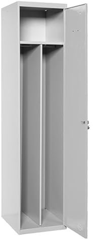 SimonRack Casier Vestiaire Metallique, 1 Porte, Comprend la Clé, 1800x400x500 mm, Gris - Simonlocker