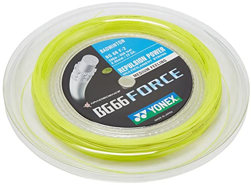YONEX BG66 Force Badminton String Reel - Yellow