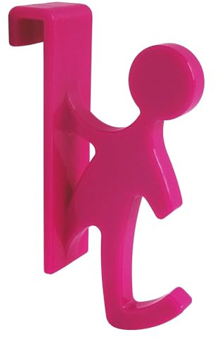 SOMATHERM FOR YOU, Crochet décoratif rose pour sèche-serviette à tube plat - Accessoire pratique pour radiateurs - Idéal pour suspendre vos serviettes avec style et confort