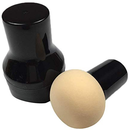 Ogquaton Esponja mezcladora con forma de cabeza de hongo, base de contorno, polvo, herramienta de maquillaje muy práctica y popular