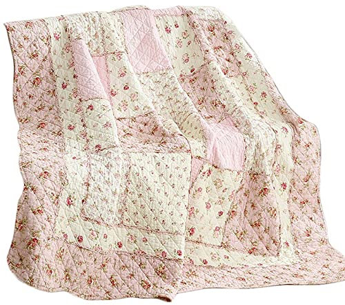 Colchas de Patchwork Cubrecama Nórdica Moderna para Cama 150 x 200cm Cama Individual,Edredones Cubierta Cama Manta de Algodón Colchas de Primavera Verano (Color : A, Size : 150x200cm)