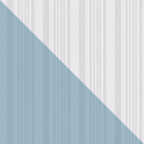 Profhome Carta da parati struttura 571014-GU carta da parati intissata (TNT) verniciabile bianco 0,53 m x 10,05 m / 5,33 m2