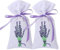 2Pcs Saquitos de Lavanda(30g*2) saquitos para Armario, Cama y guardarropa – Lavanda Seca como ambientador del hogar o saquitos para el Armario de la Ropa