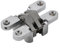 Cerniera a croce per porta pieghevole, per hotel, club e porte in legno in acciaio inox (13 x 60 mm)