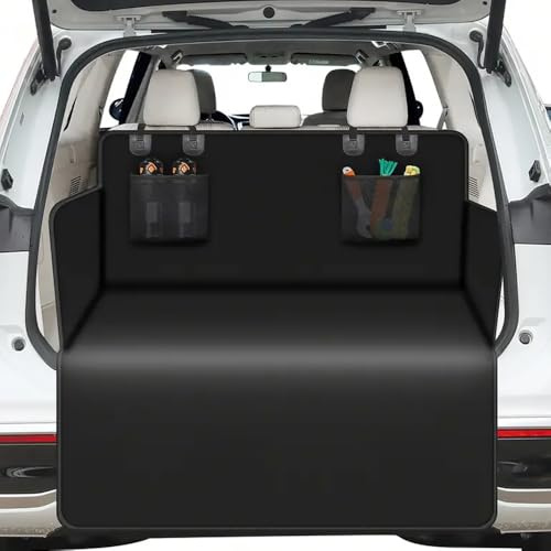 TUROL SUV Cargo Liner for Dogs for Jeep Grand Cherokee 2022-2024 2025, Car Boot Liner Protector Nonslip Waterproof Pet Dog Back Seat Cover Cargo Liner with Bumper Flap Protector