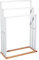 Well Home - Porte-Serviettes sur Pied en Bambou Blanc