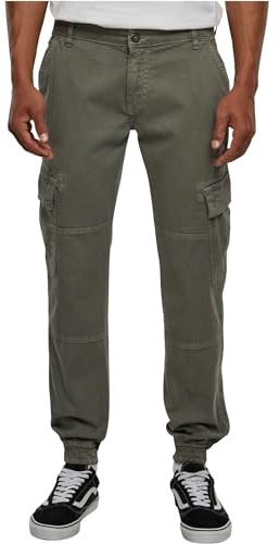 URBAN CLASSICS Pantaloni Uomo Cargo, in Stile Militare, Pantaloni Cargo Jogging con Grandi Tasche Laterali, Disponibile in Diversi Colori e Taglie 30 - 44