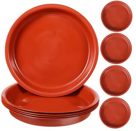 JOINPAYA 20 Piezas Bandejas Redondas para Macetas Plástico Bandeja de Drenaje Reutilizable para Plantas de Interior y Bonsáis