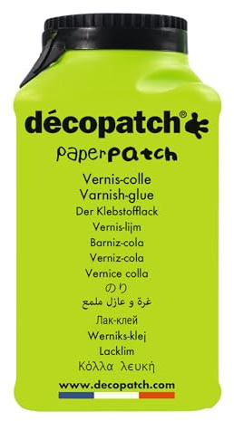 Décopatch PP300AO - Un pot de Vernis colle PaperPatch 300g
