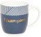DRAEGER PARIS | Mug bleu en céramique Champion | Idée Cadeau Mug Humour pour Collègue, Frère, Ado, Ami, Partenaire | Tasse originale avec Coffret Cadeau