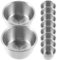 Cabilock 10pcs Small Stainless Steel Condiment Cups - Tomato Sauce Container Dipping Bowl Ramekins for Restaurant Home Party