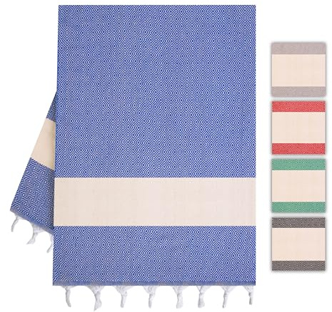 Heré Mood Asciugamano per hammam e sauna in cotone per uomo e donna, leggero, assorbente e ad asciugatura rapida, ideale come telo da spiaggia, telo doccia, telo da bagno, asciugamano da yoga