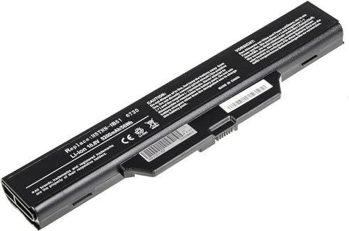 FESTAS 10.8V 5200mAh/56Wh Laptop Ersatz Akku für HP Compaq 550 610 615 6720s 6730s 6735s 6820s 6830s Serie HSTNN-IB51 HSTNN-IB52 HSTNN-XB52 HSTNN-XB62 491278-001 451568-001 Notebook Battery
