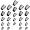 LIFKOME Axes Handle Replacement 25pcs Safety Round Handle Wedges Metal Axes Wedges Axes Hammer Handles Parts Accessories