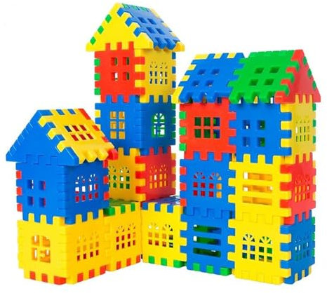 Facynde Austeine Für Kleinkinder Und Kinder Bausteine Für Kleinkinder Und Kinder Spielzeug -Kinder Bausteine Spielzeug Ineinandergreifende Bausteine Für Kleinkinder Und Kinder