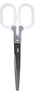 Ciseaux multifonctionnels, poignée transparente confortable, ciseaux ménagers en acier inoxydable fondu, 1 paquet