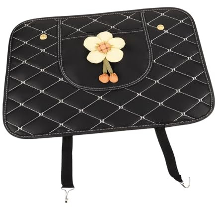 SECFOU Coprisedile Posteriore Antikick Per Auto Protettore Per Schienale Resistente Facile Per Sedili e