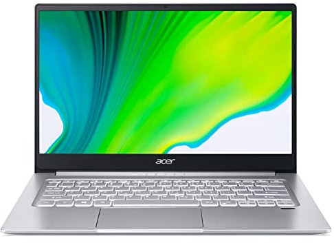 Acer Swift 3 Intel Evo Thin & Light Laptop, 14 Full HD, Intel Core i7-1165G7, Intel Iris Xe Graphics, 8GB LPDDR4X, 256GB NVMe SSD, Wi-Fi 6, Fingerprint Reader, Back-lit KB, SF314-59-75QC