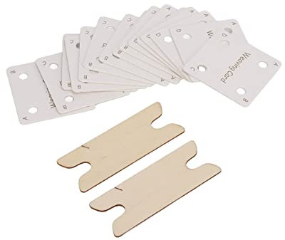 Jiawu Tablet-Webkarte, robuste, langlebige, handgemachte Webkarte für Anfänger und erfahrene Strickliebhaber, geeignet für zu Hause