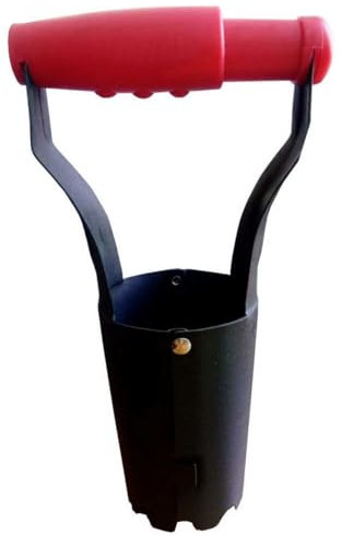 Trend Line Blumenzwiebel Pflanzer rot/schwarz Stahl Containerpflanzen