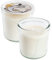 Ikea JAMLIK Creme Duftkerzen im Glas, Vanille & warme Milch, je 40 Stunden - 2er Set