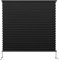 Dulepax Wohnmobil Jalousien Plisseschirme,wohnmobil Rollo Fenster,66cm W x 61cm L Schwarz wohnmobil Fenster plissee Rollo,Wohnmobil Fensterblenden für Wohnmobil Reiseanhänger Wohnmobil Fenster