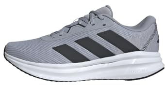 adidas Men's Galaxy 7 Running Shoes, Halo Silver/Carbon/Core Black, 9.5 UK