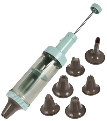 Alipis 3 Juegos Prensa De Galletas Decorador De Postres Masa para Galletas Herramientas para Glaseado De Pasteles Consejos De Formación De Hielo Crema Mangas Pasteleras Rosa Reutilizable