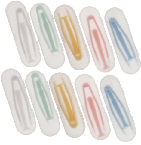 KOMBIUDA 5sätze Kontaktlinsen Pinzette Werkzeug Zum Entfernen Und Einsetzen Von Kontaktlinsen Aus Pp-material Für Durchsichtige