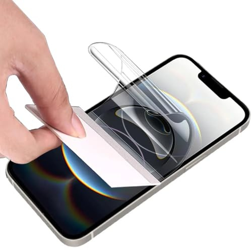 Stejnhge [2Pcs] Film de Protection d'écran Hydrogel pour iPhone 16e/iPhone 17e/iPhone SE 4(2025), [Clear HD] Film Protecteur TPU Souple