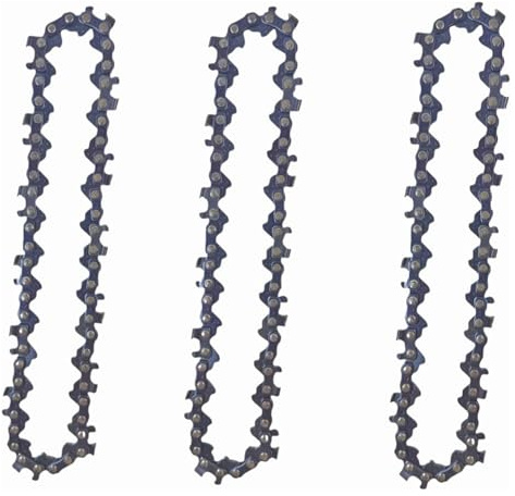 QPSYYB Guide-chaîne de 6 pouces, 1/4 po, scie électrique, 37 nœuds, 18 couteaux, remplacement mini-chaînes tronçonneuse en acier, outil jardinage,1211