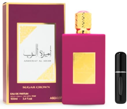 Nuevo Perfume árabe Princesa de Arabia Sugar Crown, Perfume Ameerat Al Arab Sugar Crown, con atomizador de regalo