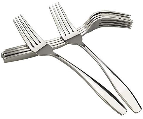 Gitany Set of 12 Stainless Steel Table Forks Dinner Forks