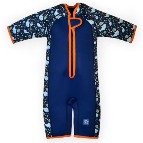 Splash About Kinder Shorty Wetsuit Badeanzug, Shark Reef, 2-4 Jahre