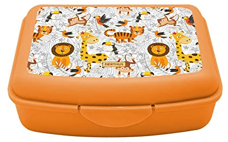 NERTHUS FIH 921 Lunchbox per bambini leoni, leggera e facile da pulire