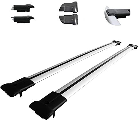 Axenture Roof Bars For Cars With Roof Rails Compatible For Dacia Duster 2018 And Later Roof Rack 2 Pieces Grey