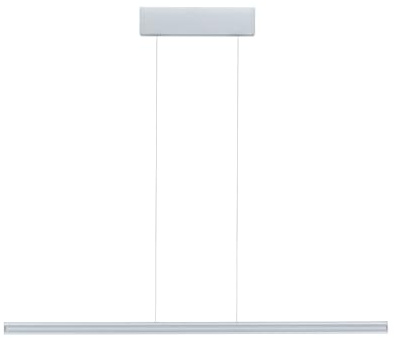 Paulmann 78478 LED Pendelleuchte Lesko RGBW+ dimmbar 2300lm / 370lm 19W / 3W Silber matt