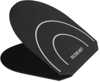 Nihcora Record Cleaner Handler Mitt Vinyl Record Clip Disc Cleaning Protection Pad No Fingerprints for Vinyl LP Records