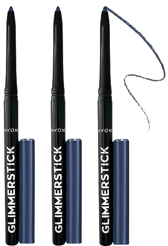 3 x Avon Glimmerstick Eyeliner in Starry Night Blue