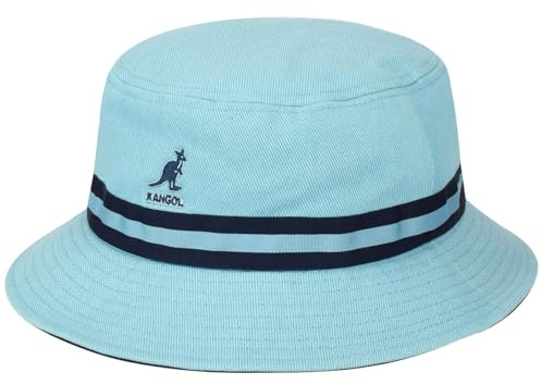 Kangol Striscia Lahinch Cappello a Falda Larga, Blu (Blu Chiaro Lb), S Unisex-Adulto