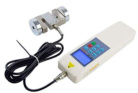 RaeSung Medidor de fuerza digital HF-2K con sensor externo S 2000N 200KG 440 libras, medidor de fuerza de tracción HF2K