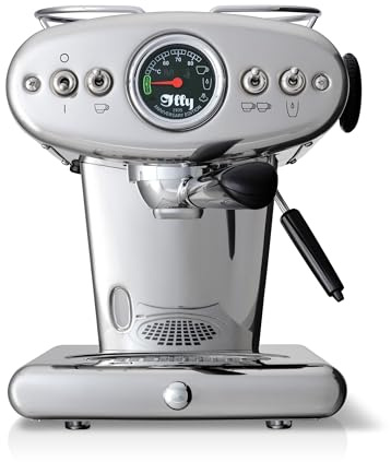 illy X1 Anniversary máquina para café molido y almohadillas E.S.E (acero inoxidable)