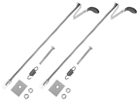Hohopeti Set di 2 Ricambi per Legatrice Piante in Inossidabile, Lame e Spilli Push, Facile da Usare per Migliorare L'efficienza di Lavoro Giardinaggio