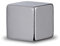 MAUL Neodym Magnet 15x15x15mm (1 Stück) | Magnet stark mit 15kg Haftkraft | Magnete in modernem Würfel Design | Würfelmagnet für Büro | Magnet für Magnettafel, Whiteboard | Silber