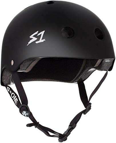 S1 Lifer Helmet for Skateboarding, BMX, and Roller Skating - EPS Fusion Foam, CPSC & ASTM Certified - Black Matte X-Large (22.5)
