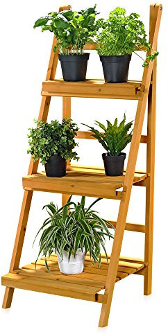 Melko Blumentreppe mit 3 Etagen 43 cm x 44 cm x 109 cm (B x T x H)